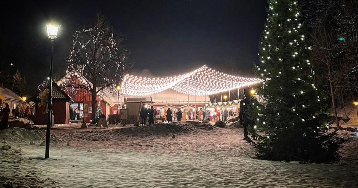 Julemarked på Bærums verk.